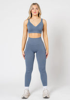 CurveFlex Hourglass Sculptseam® Plus Seamless Legging Slate Leggings/Joggers Paragon Fitwear 