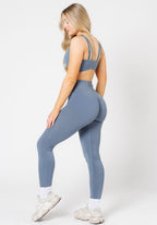 CurveFlex Hourglass Sculptseam® Plus Seamless Legging Slate Leggings/Joggers Paragon Fitwear 
