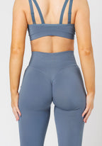 CurveFlex Hourglass Sculptseam® Plus Seamless Legging Slate Leggings/Joggers Paragon Fitwear 