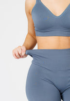 CurveFlex Hourglass Sculptseam® Plus Seamless Legging Slate Leggings/Joggers Paragon Fitwear 