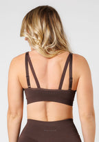 CurveFlex™ Seamless Form Bra Walnut Sports Bras Paragon Fitwear 