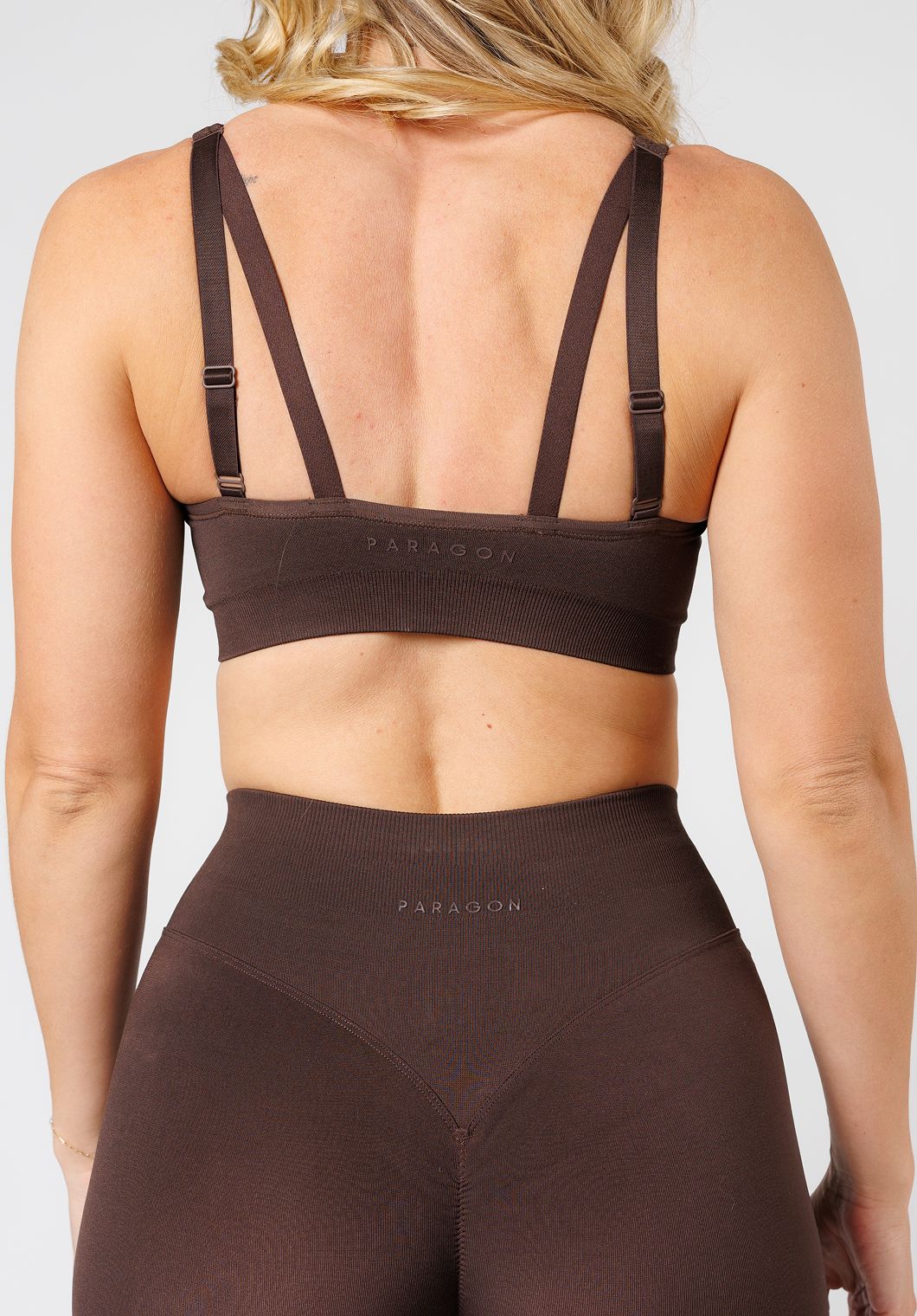 CurveFlex™ Seamless Form Bra Walnut Sports Bras Paragon Fitwear 