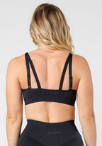 CurveFlex™ Seamless Form Bra Black Sports Bras Paragon Fitwear 