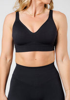 CurveFlex™ Seamless Form Bra Black Sports Bras Paragon Fitwear 
