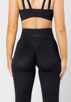 CurveFlex Hourglass Sculptseam® Plus Seamless Legging Black Leggings/Joggers Paragon Fitwear 