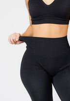 CurveFlex Hourglass Sculptseam® Plus Seamless Legging Black Leggings/Joggers Paragon Fitwear 