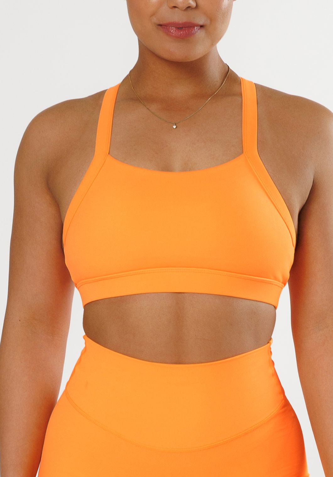 RecStretch™ Defy Bra Apricot Sports Bras Paragon Fitwear 