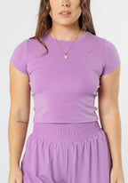 Reluna™ Short Sleeve Mid Zap Tops/Tanks Paragon Fitwear 