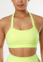 RecStretch™ Defy Bra Lemon Lime Sports Bras Paragon Fitwear 