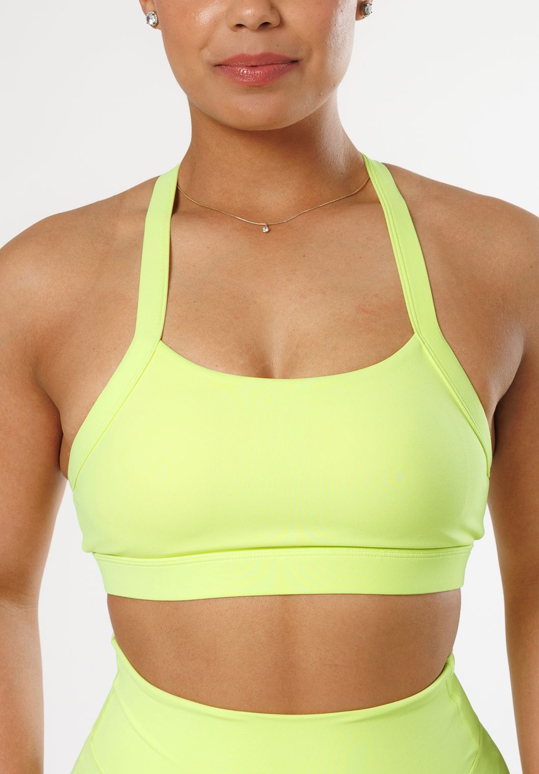 RecStretch™ Defy Bra Lemon Lime Sports Bras Paragon Fitwear 