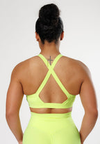 RecStretch™ Defy Bra Lemon Lime Sports Bras Paragon Fitwear 