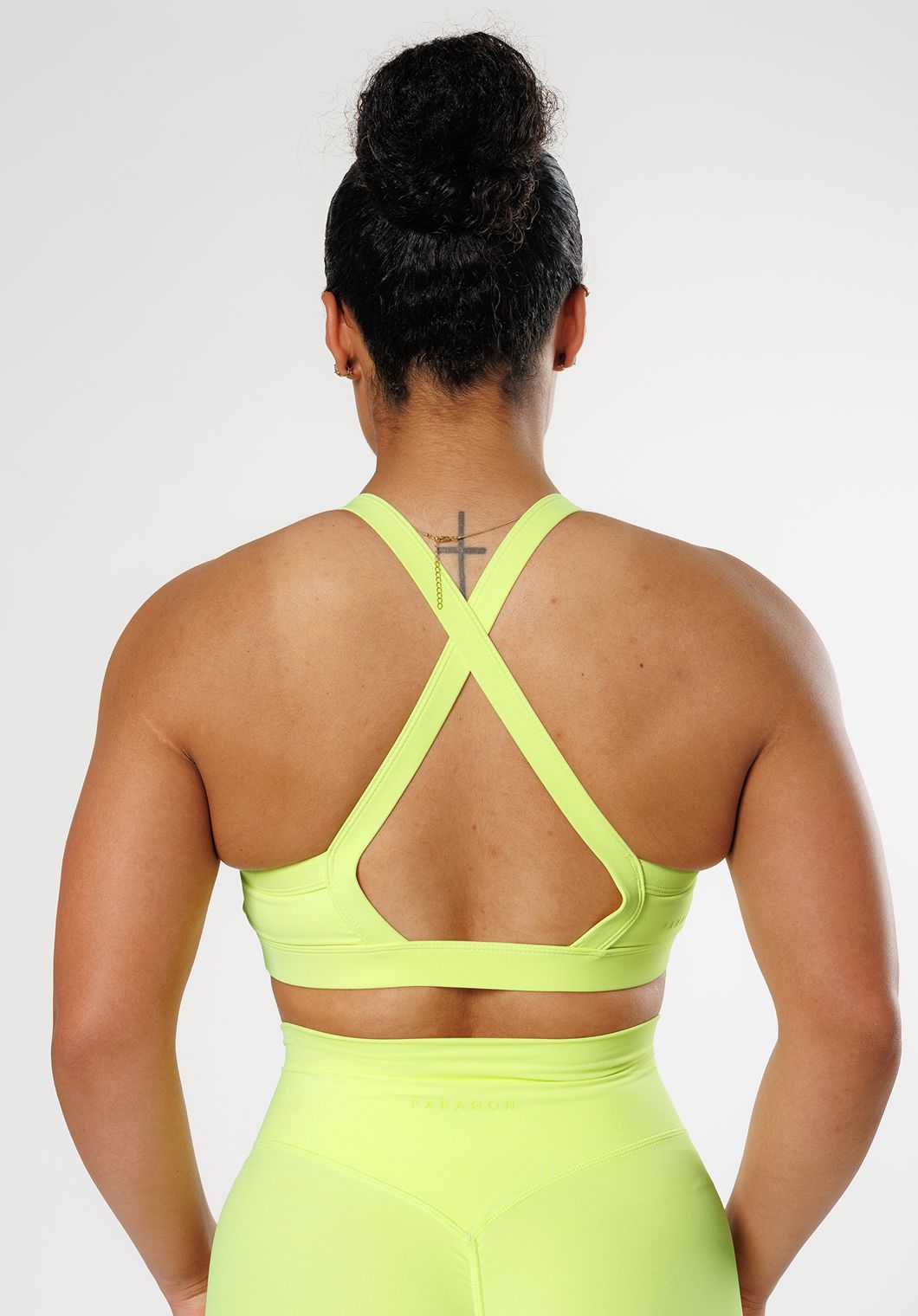 RecStretch™ Defy Bra Lemon Lime Sports Bras Paragon Fitwear 