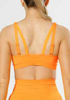 CurveFlex™ Seamless Form Bra Apricot Sports Bras Paragon Fitwear 