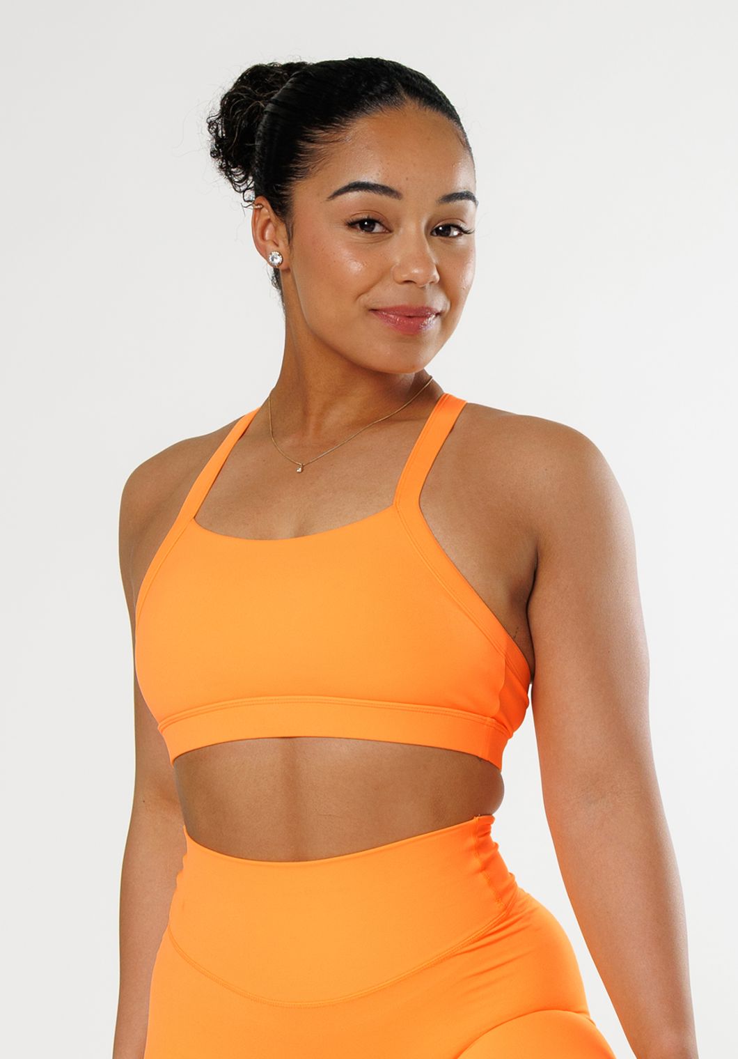 RecStretch™ Defy Bra Apricot Sports Bras Paragon Fitwear 