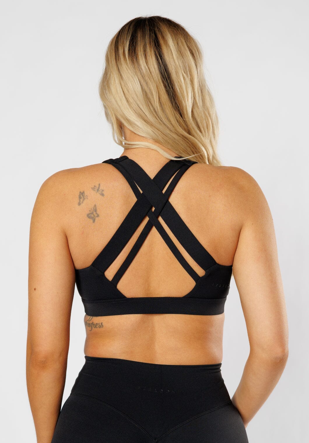 RecStretch™ Perform Bra Black Sports Bras Paragon Fitwear 