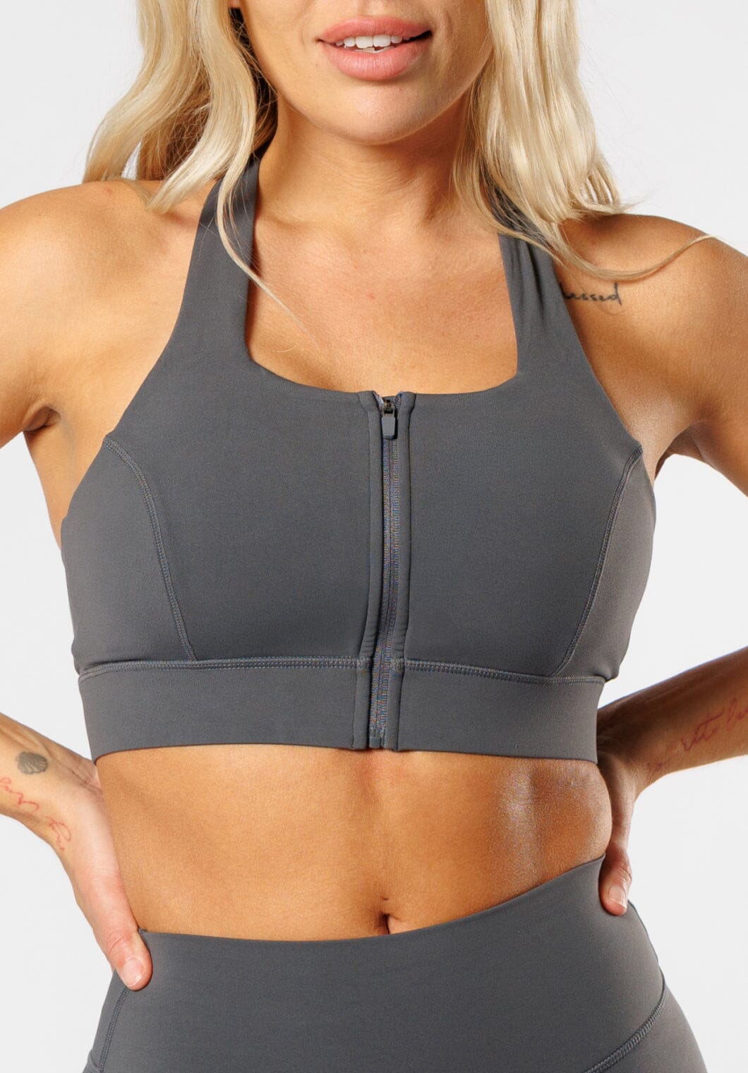 FormLux™ Locked In Bra Carbon Sports Bras Paragon Fitwear 