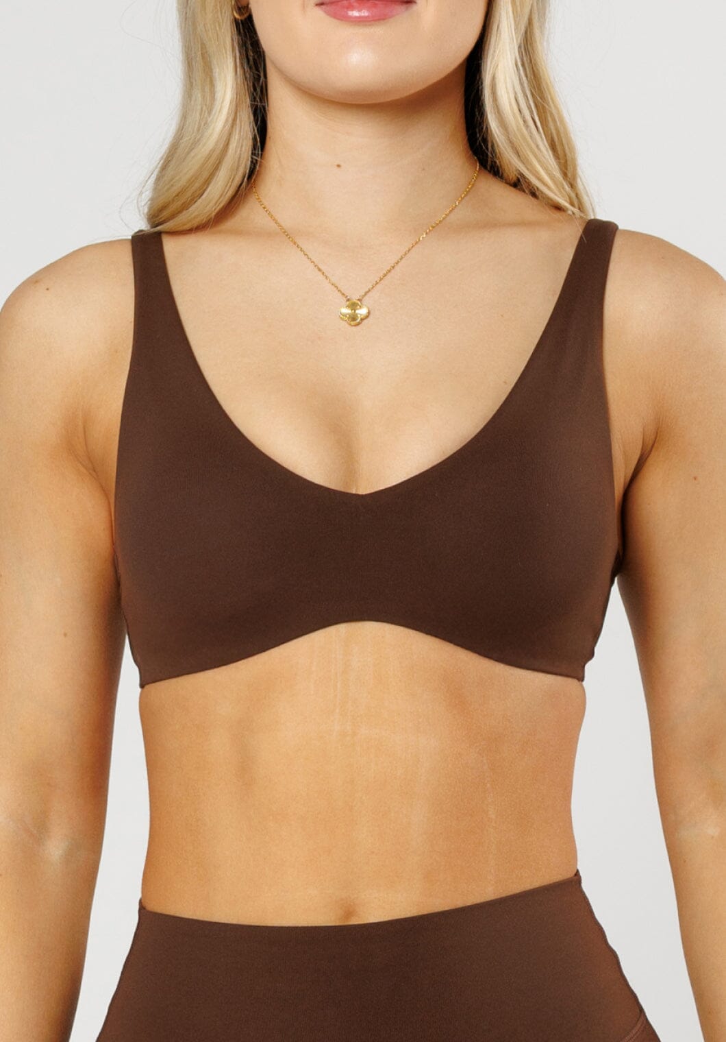 FormLux™ Curve LiteSculpt™ Bra Walnut Sports Bras Paragon Fitwear 
