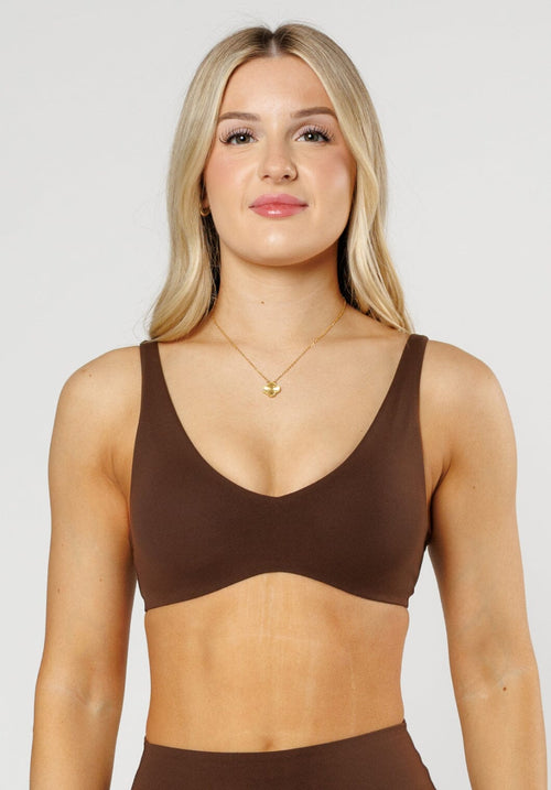 FormLux™ Curve LiteSculpt™ Bra Walnut Sports Bras Paragon Fitwear 