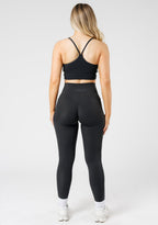 Reluna Empower Sculptseam® Pocket Legging Black Leggings/Joggers Paragon Fitwear 
