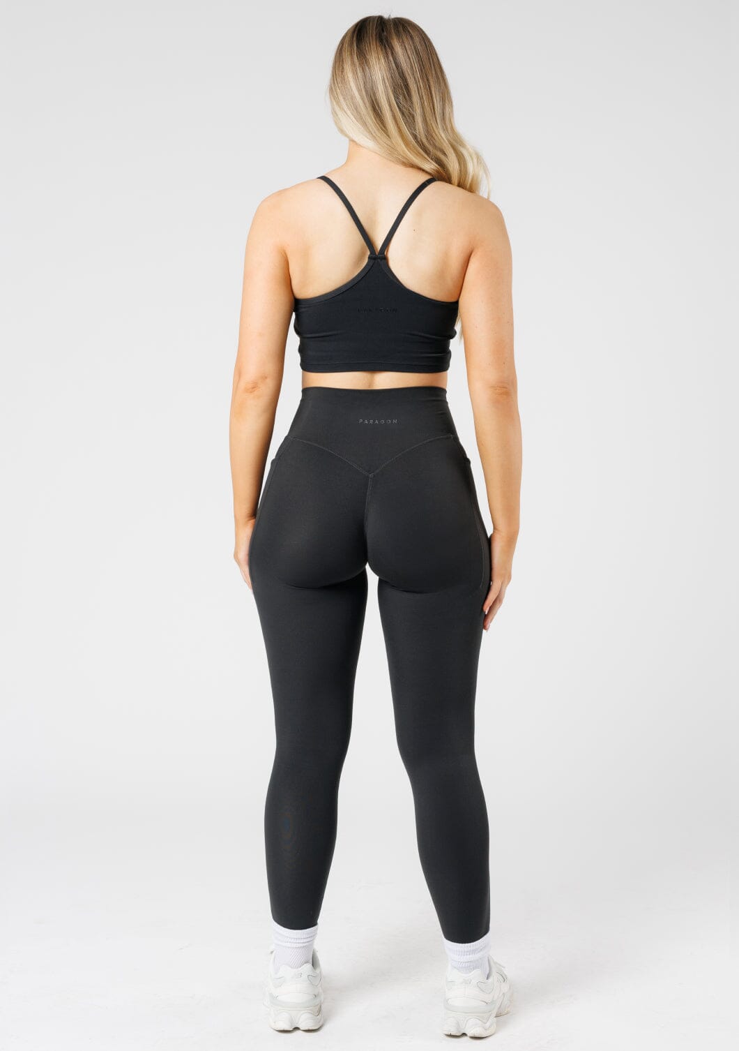Reluna Empower Sculptseam® Pocket Legging Black Leggings/Joggers Paragon Fitwear 