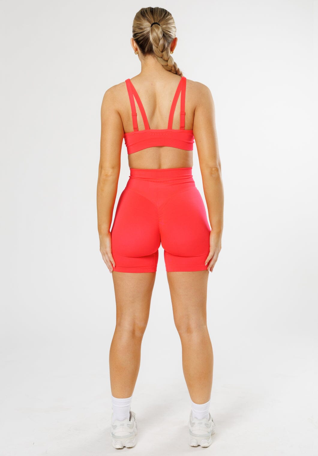 CurveFlex™ Hourglass Sculptseam® Plus Seamless Shorts 6” Hot Tropic Shorts Paragon Fitwear 