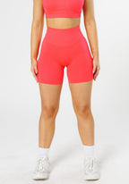 CurveFlex™ Hourglass Sculptseam® Plus Seamless Shorts 6” Hot Tropic Shorts Paragon Fitwear 