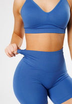 CurveFlex™ Hourglass Sculptseam® Plus Seamless Shorts 6” Abyss Shorts Paragon Fitwear 