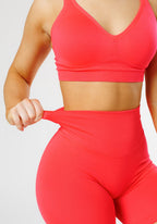 CurveFlex™ Hourglass Sculptseam® Plus Seamless Shorts 6” Hot Tropic Shorts Paragon Fitwear 