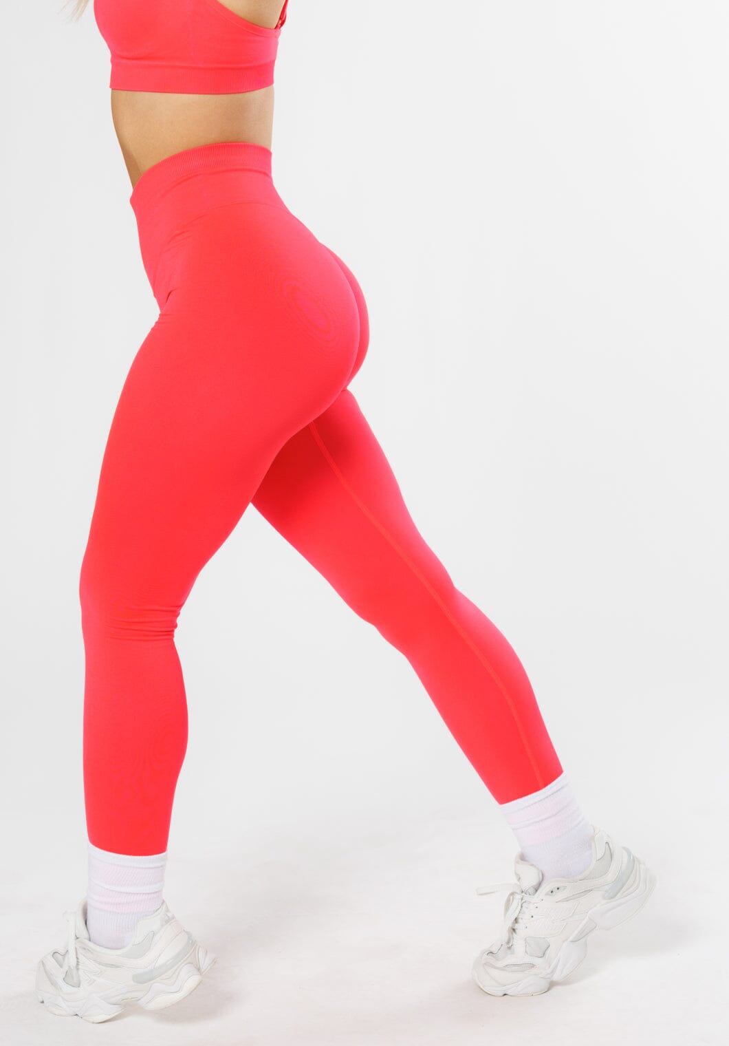 CurveFlex Hourglass Sculptseam® Plus Seamless Legging Hot Tropic Leggings/Joggers Paragon Fitwear 