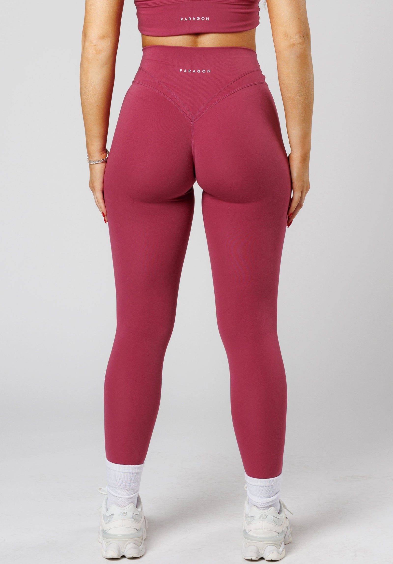 Reluna™ Icon Sculptseam® Plus Legging Raspberry Leggings/Joggers Paragon Fitwear 