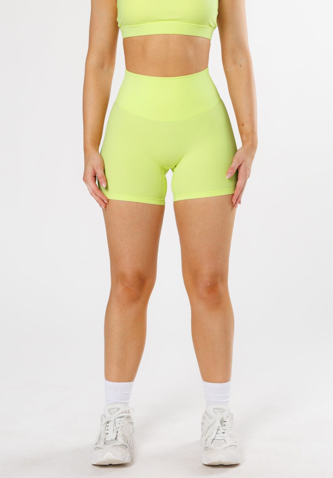 RecStretch Original Sculptseam® Plus 5" Short Lemon Lime Shorts Paragon Fitwear 