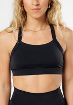 RecStretch™ Defy Bra Black Sports Bras Paragon Fitwear 
