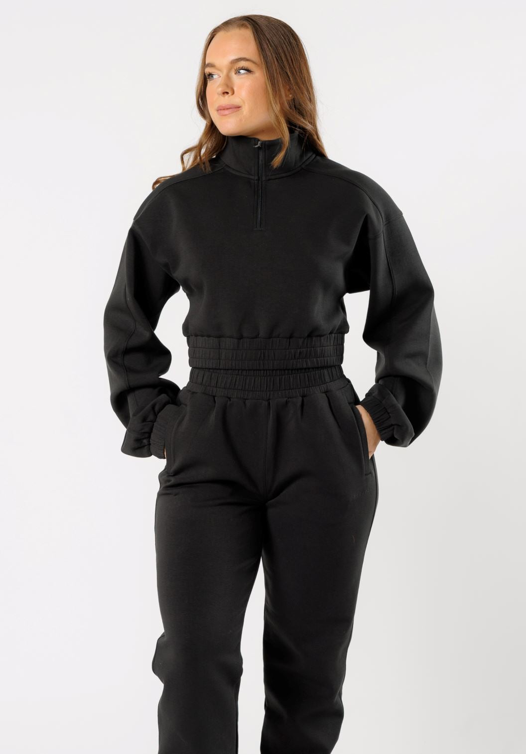 AirFit™ Rest Day Half Zip Sweatshirt Black – Paragon Fitwear