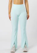 Reluna™ Front Slit Sculptseam® Flare Leggings 31" Pale Jade Leggings/Joggers Paragon Fitwear 