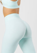Reluna™ Front Slit Sculptseam® Flare Leggings 31" Pale Jade Leggings/Joggers Paragon Fitwear 