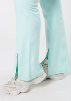 Reluna™ Front Slit Sculptseam® Flare Leggings 31" Pale Jade Leggings/Joggers Paragon Fitwear 