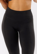 Reluna Front Slit Sculptseam® Flare Leggings 34" Black Leggings/Joggers Paragon Fitwear 