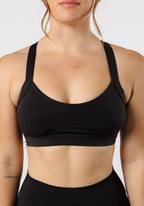 Reluna™ Gemini Bra Black Sports Bras Paragon Fitwear 