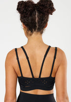 RecStretch™ Breathe Bra Black Sports Bras Paragon Fitwear 