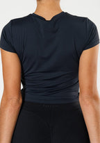 LiteSpeed™ Short Sleeve Mid Black Tops/Tanks Paragon Fitwear 