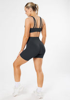 CurveFlex™ Hourglass Sculptseam® Plus Seamless Shorts 6” Black Shorts Paragon Fitwear 