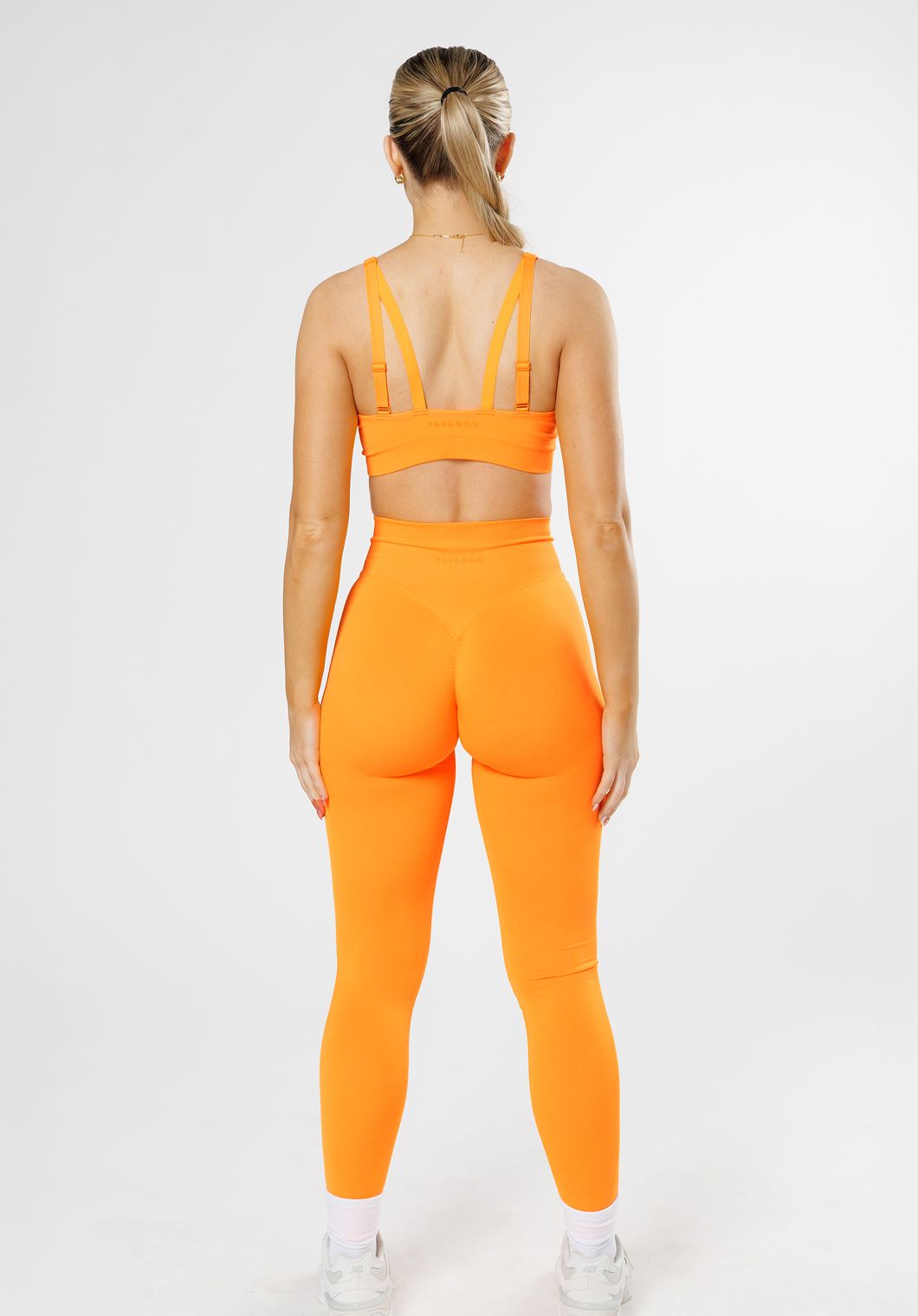 CurveFlex Hourglass Sculptseam® Plus Seamless Legging Apricot Leggings/Joggers Paragon Fitwear 