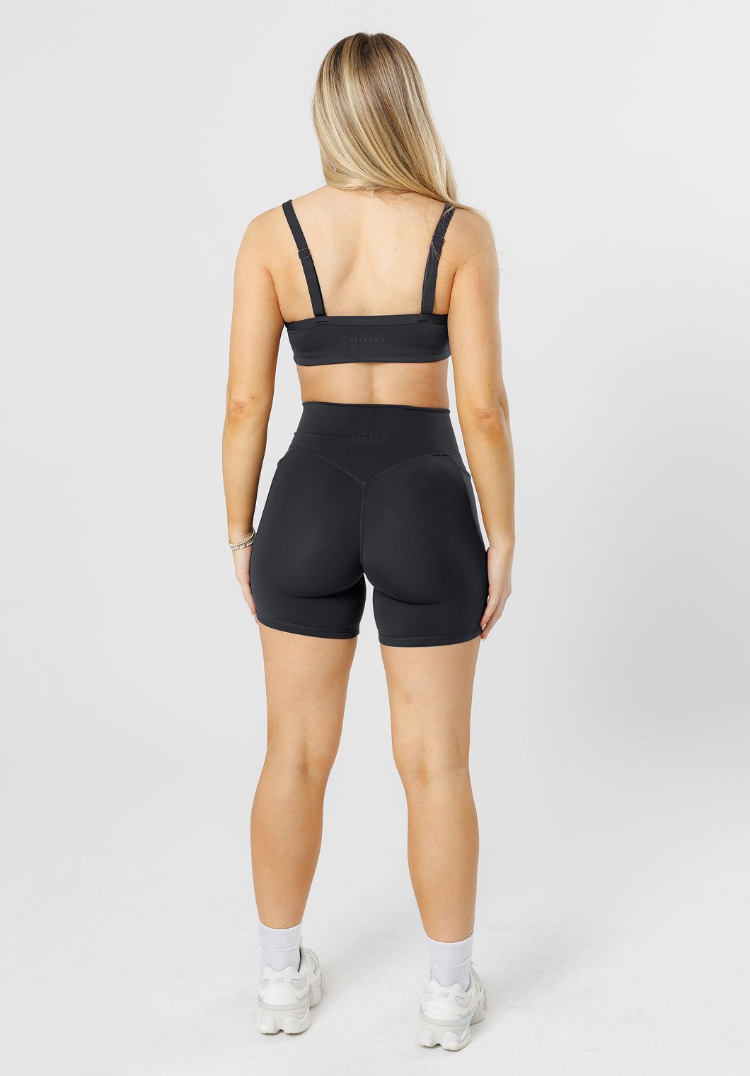 Reluna Empower Sculptseam® Plus Pocket Short 6” Black Shorts Paragon Fitwear 