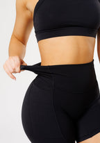 RecStretch Empower Sculptseam® Plus Pocket Short 6” Black Shorts Paragon Fitwear 