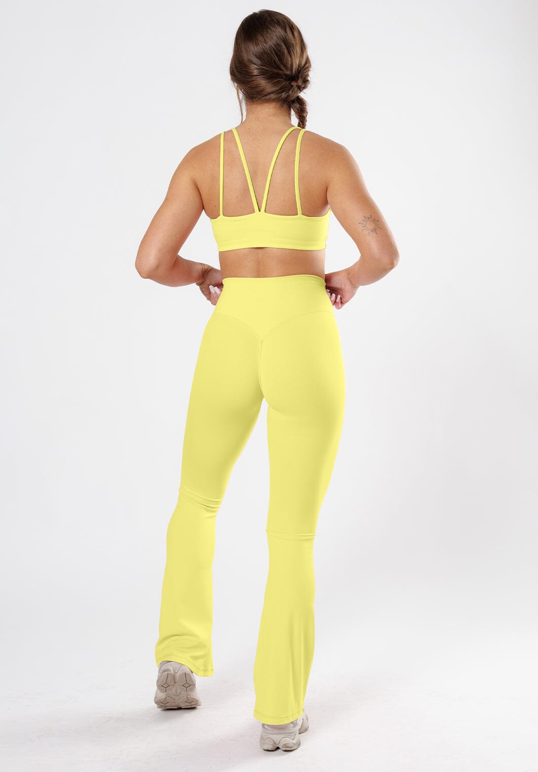 RecStretch Original Sculptseam® Plus Essential Flare Legging 34" Lemonade Leggings/Joggers Paragon Fitwear 