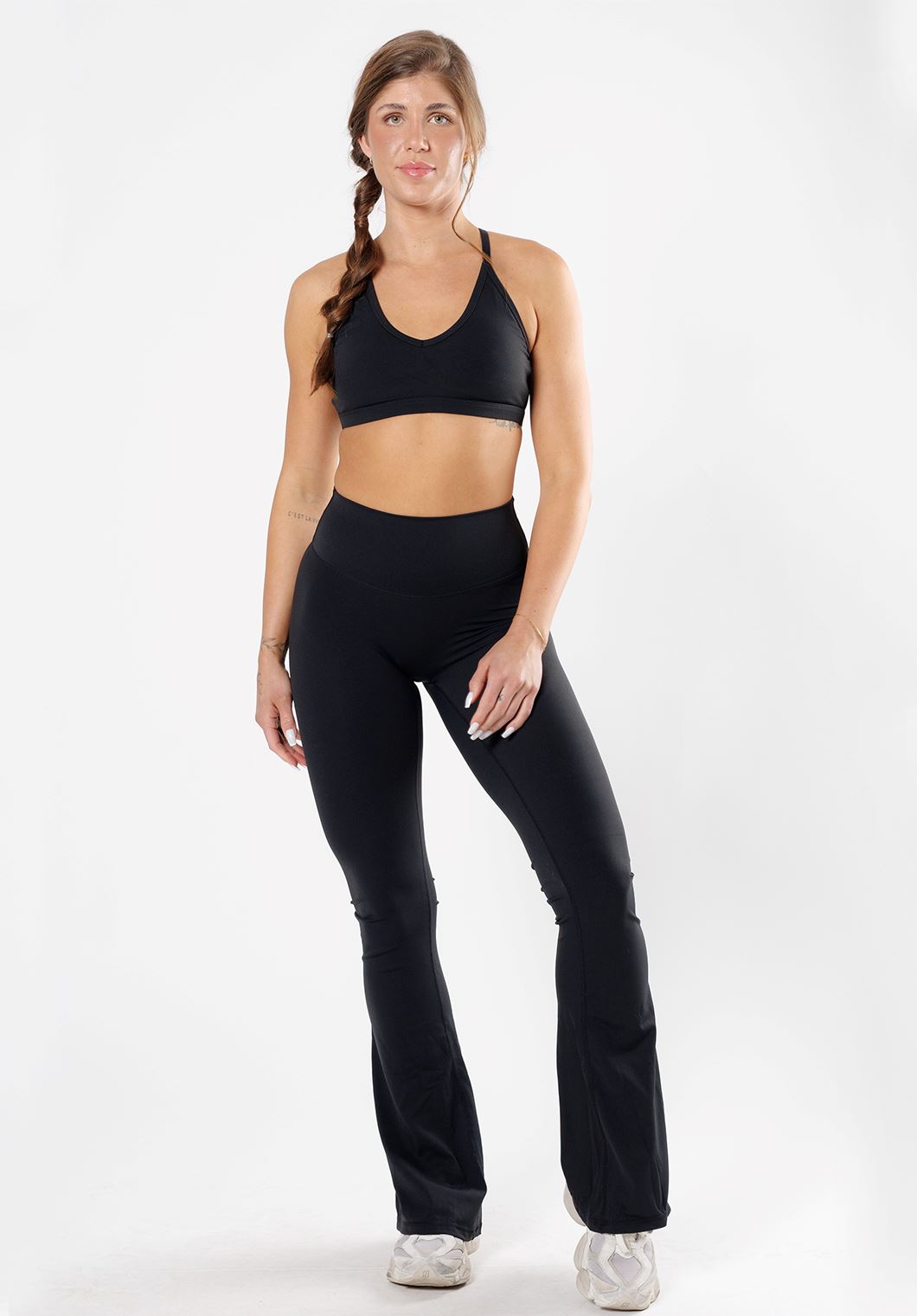 RecStretch Original Sculptseam® Plus Essential Flare Legging 34" Black Leggings/Joggers Paragon Fitwear 