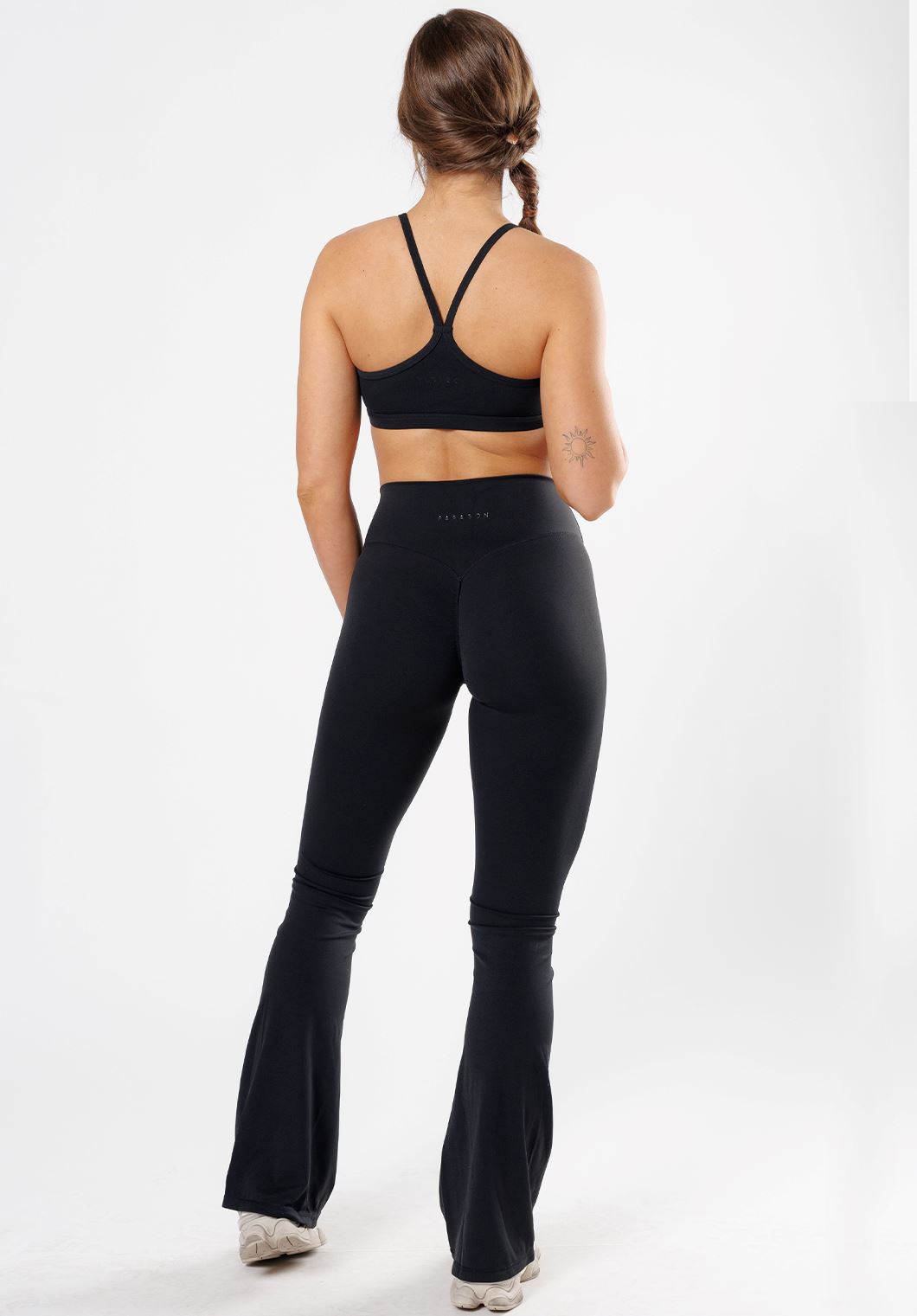 RecStretch Original Sculptseam® Plus Essential Flare Legging 34" Black Leggings/Joggers Paragon Fitwear 