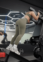 CurveFlex Hourglass Sculptseam® Plus Seamless Legging Walnut Leggings/Joggers Paragon Fitwear 