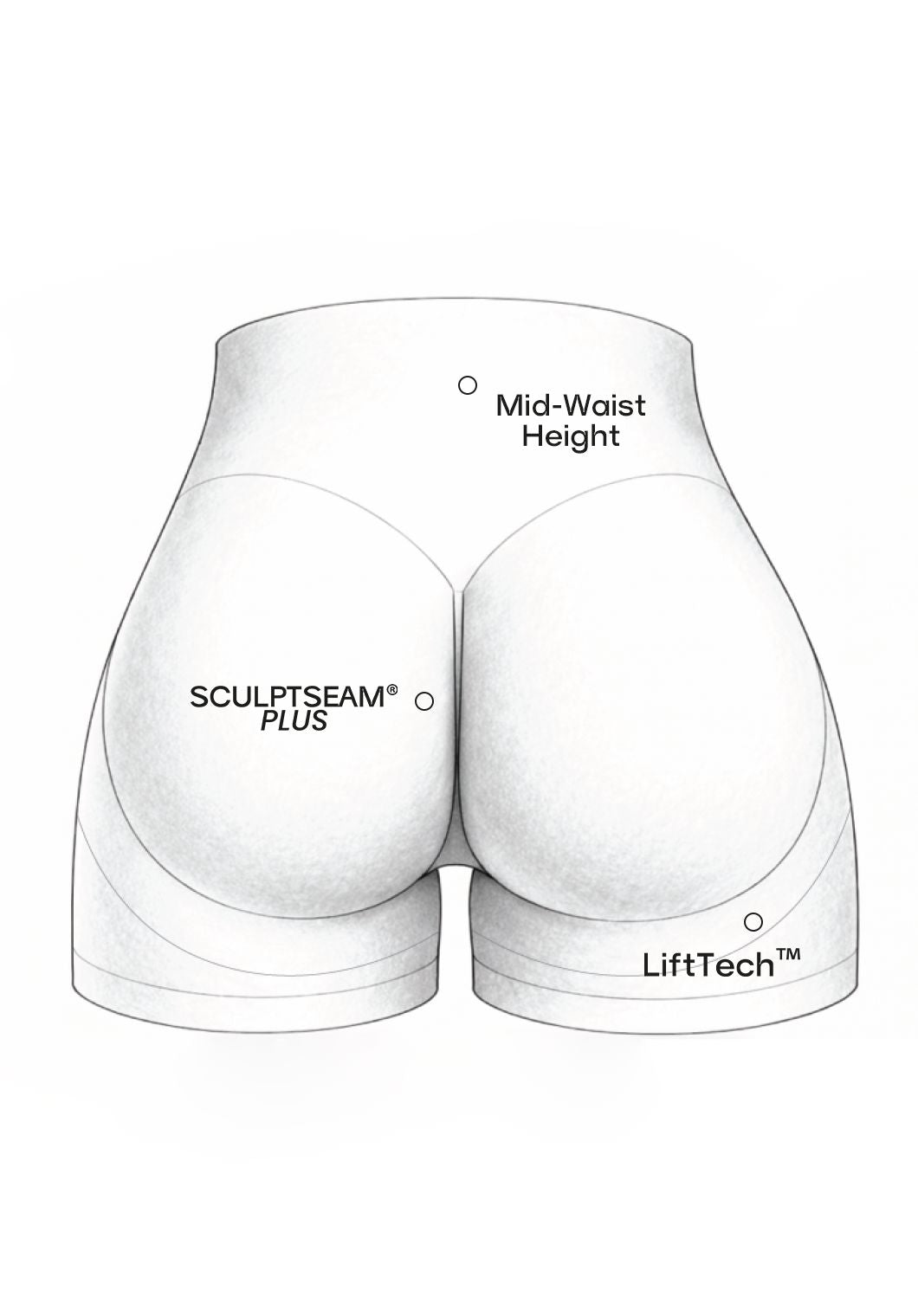 FormLux™ LiftTech™ Mid Rise Short Juicy Peach Shorts Paragon Fitwear 