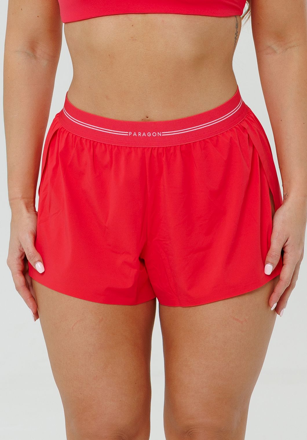 LiteSpeed™ Signature Mid-Rise Track Short Fruit Punch Shorts Paragon Fitwear 